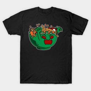 Ramen Bowl Monster - Kawaii T-Shirt